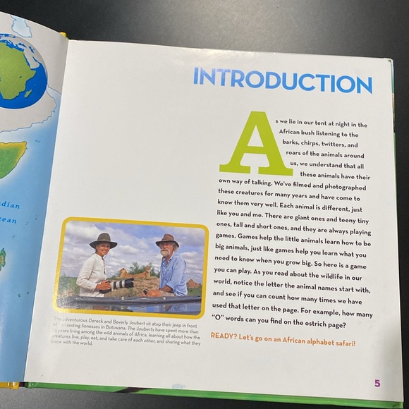 National Geographic Little Kids: African Animal Alphabet - Hardcover Book - Picture 6 of 10